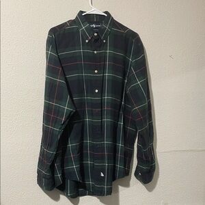 Polo Ralph Lauren Green, Red, Blue Plaid Button Down Shirt Quality Item